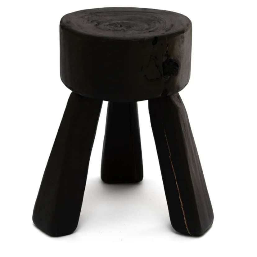 Stolik pomocniczy object122/1 czarny, drewno, NG Design
