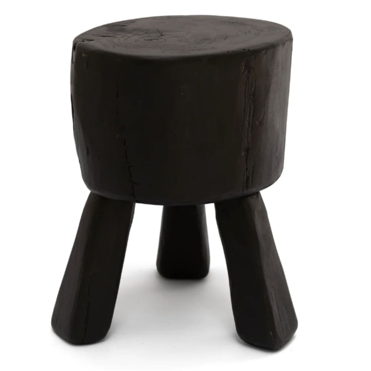 Stolik pomocniczy object122/2 czarny, drewno, NG Design