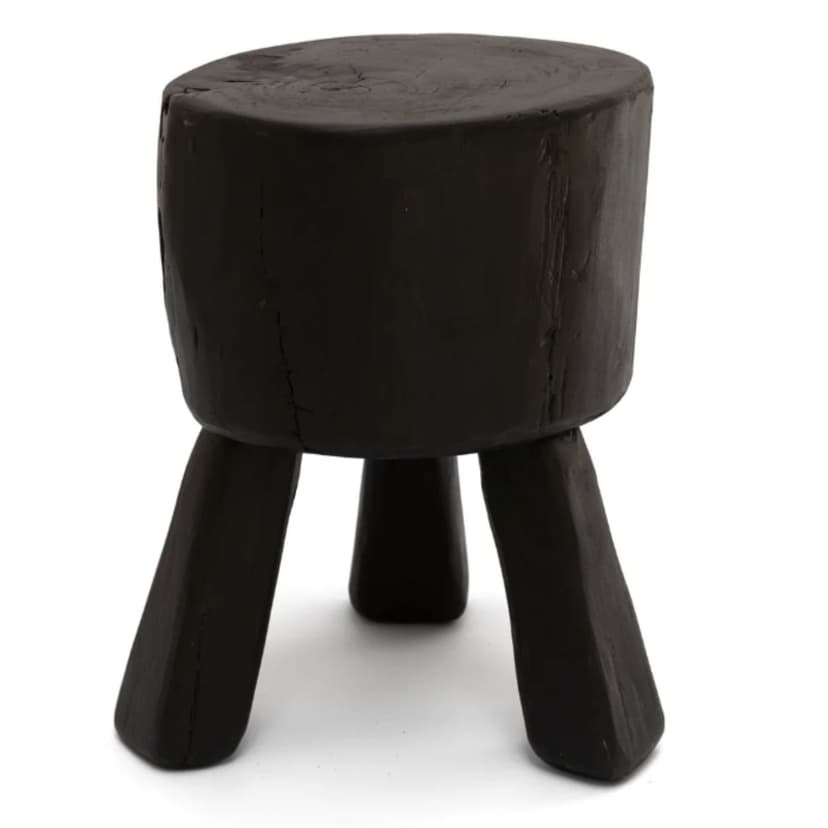 Stolik pomocniczy object122/2 czarny, drewno, NG Design