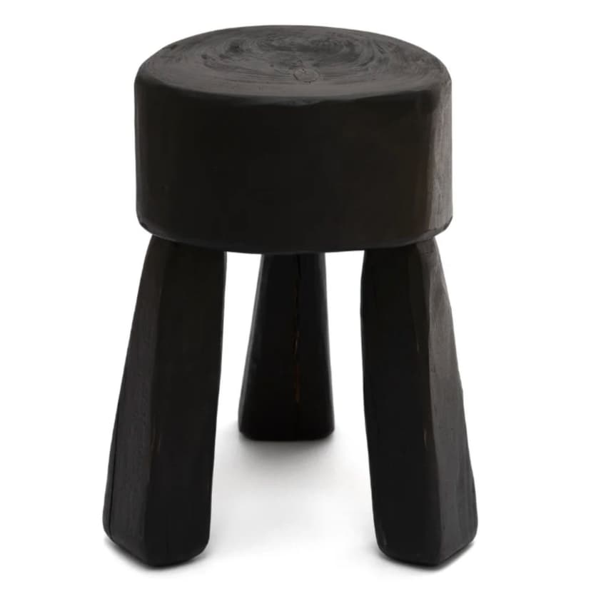 Stolik pomocniczy object122/3 czarny, drewno, NG Design