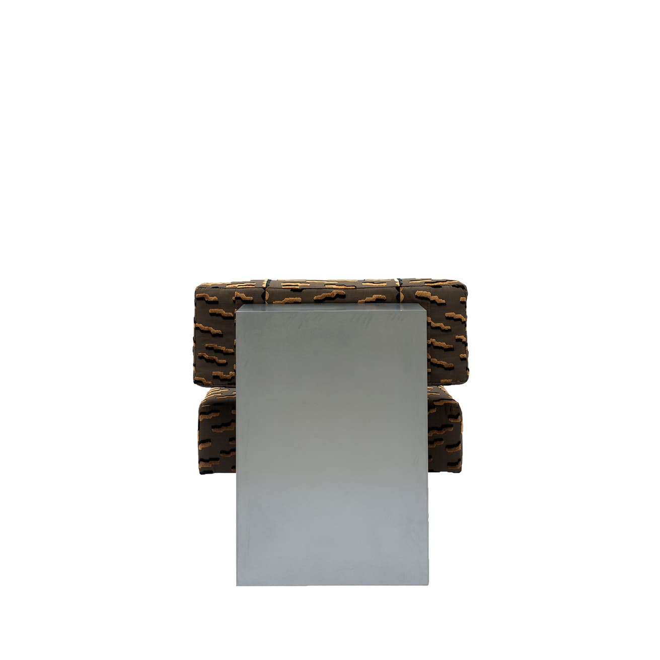 Fotel object087, tapicerka Dedar, aluminium, NG Design - 342712