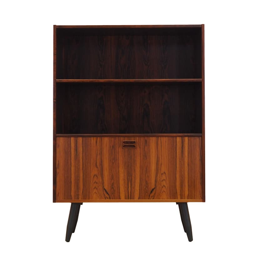 Bookcase, rosewood, black wood, Denmark, 1970s.