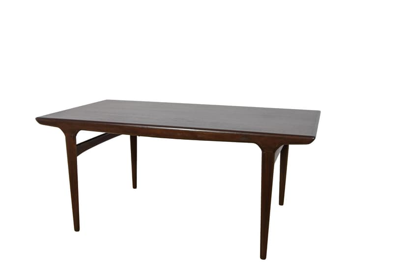 Stół rozkładany, teak brązowy, proj. J. Andersen, Uldum Møbelfabrik, Dania, lata 60.