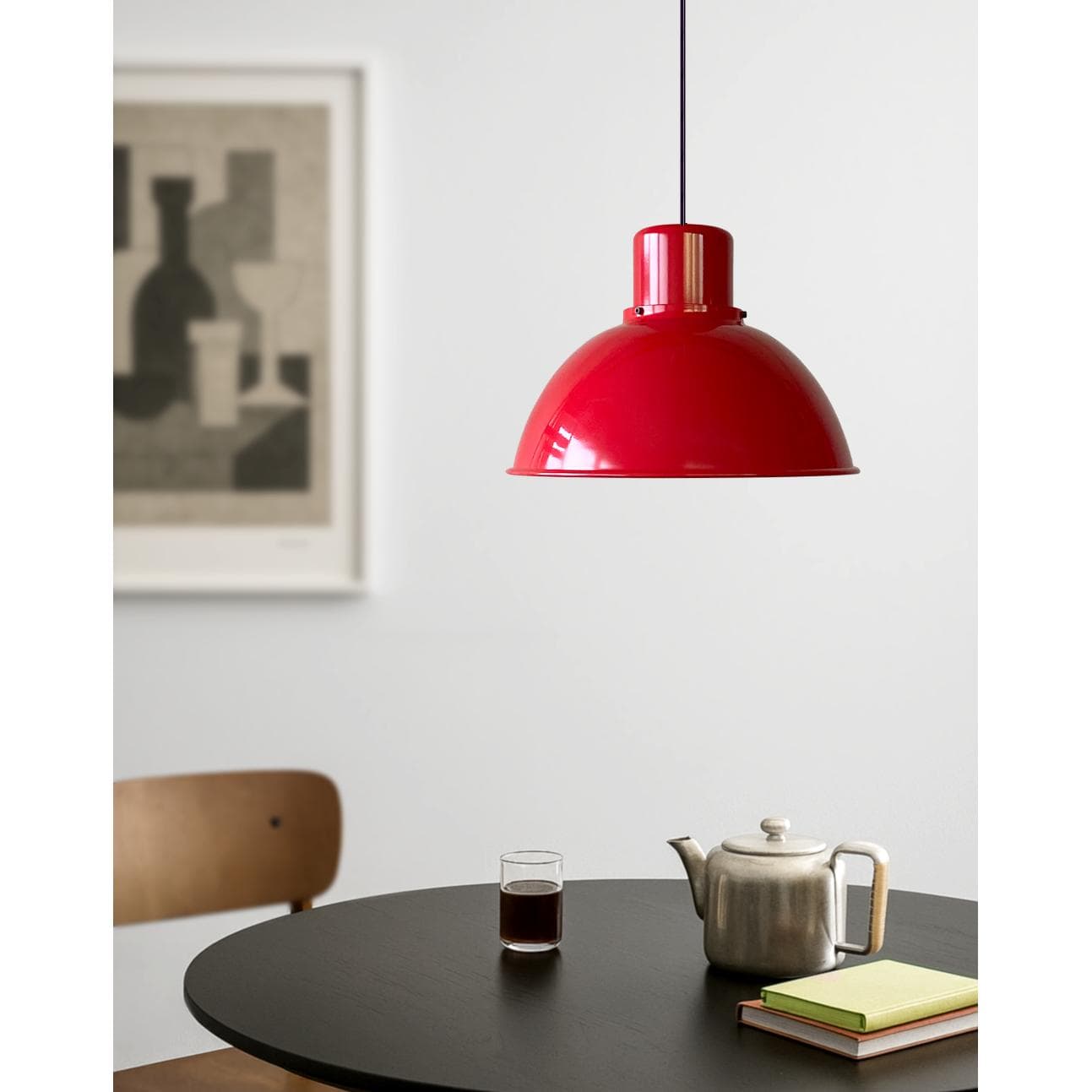 Lampa wisząca Reflex Maxi, stal czerwona, TAR - 344224