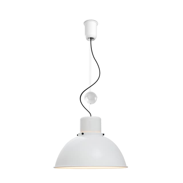 Lampa wisząca Reflex Maxi z regulacją wysokości biała, stal, TAR - WYMIARY