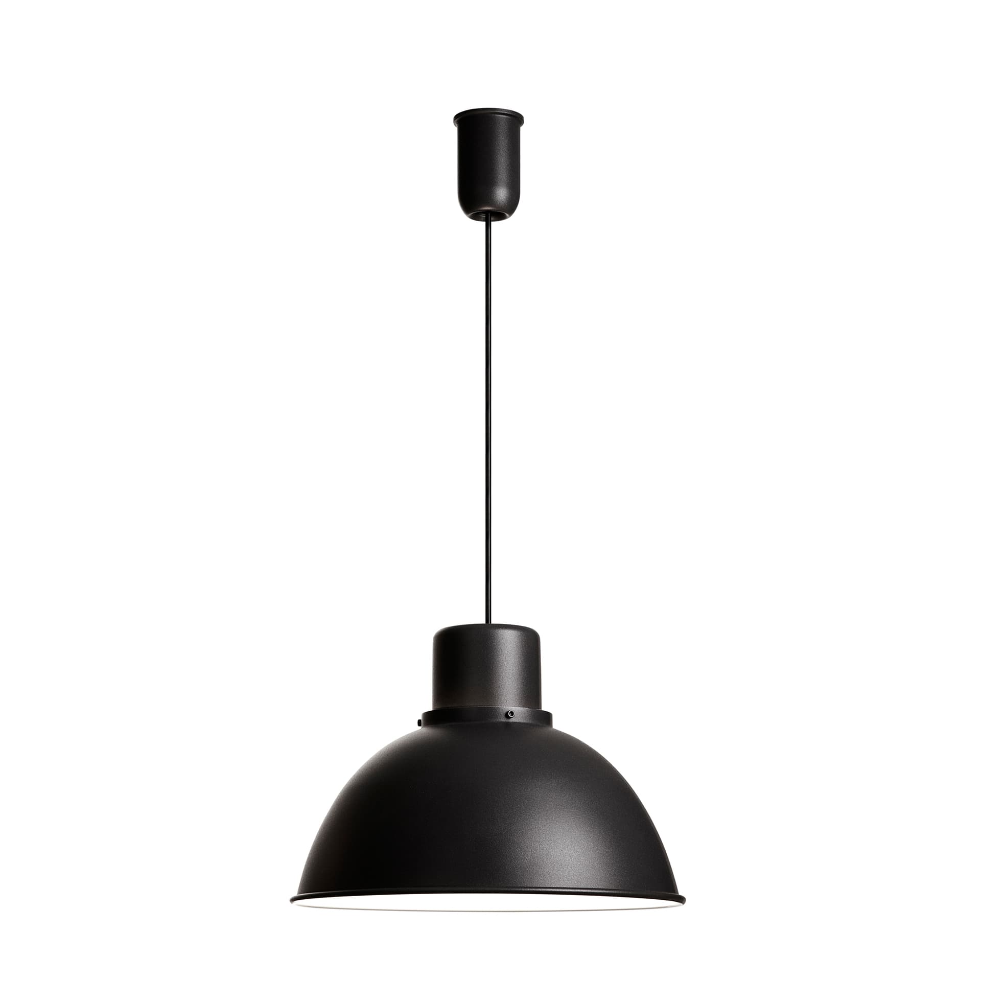 Lampa wisząca Reflex Maxi czarna strukturalna, stal, TAR