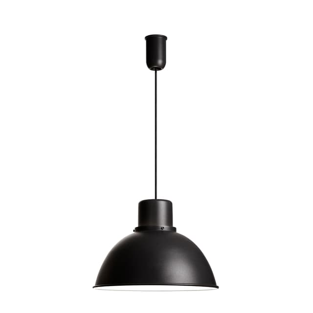 Lampa wisząca Reflex Maxi czarna strukturalna, stal, TAR - WYMIARY