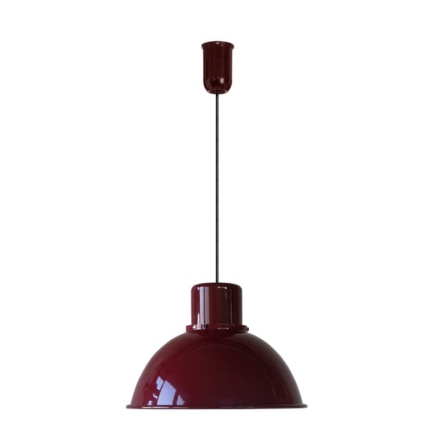 Lampa wisząca Reflex Maxi, burgundowa, stal, TAR - WYMIARY