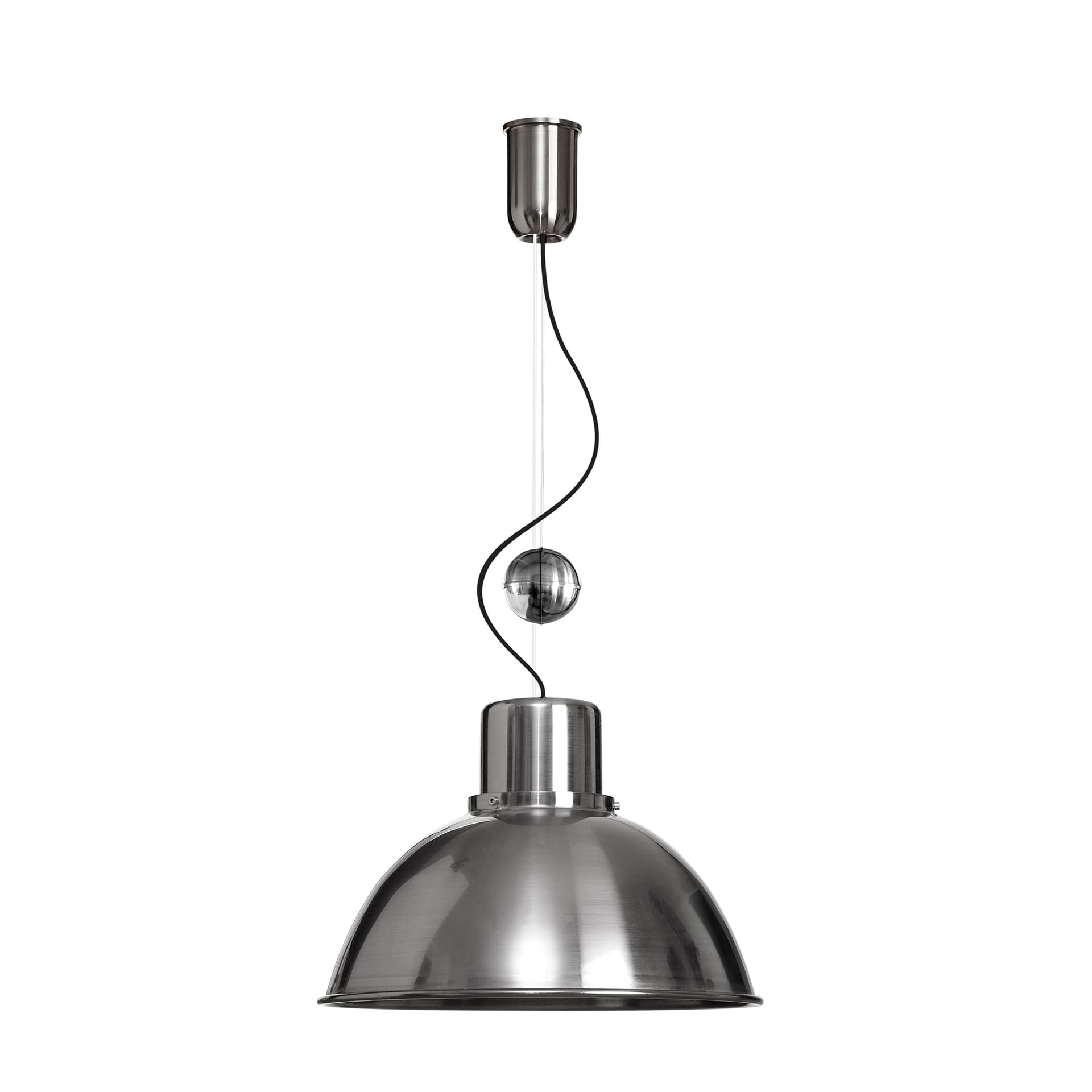 Lampa wisząca Reflex Maxi z regulacją wysokości stalowa, stal, TAR