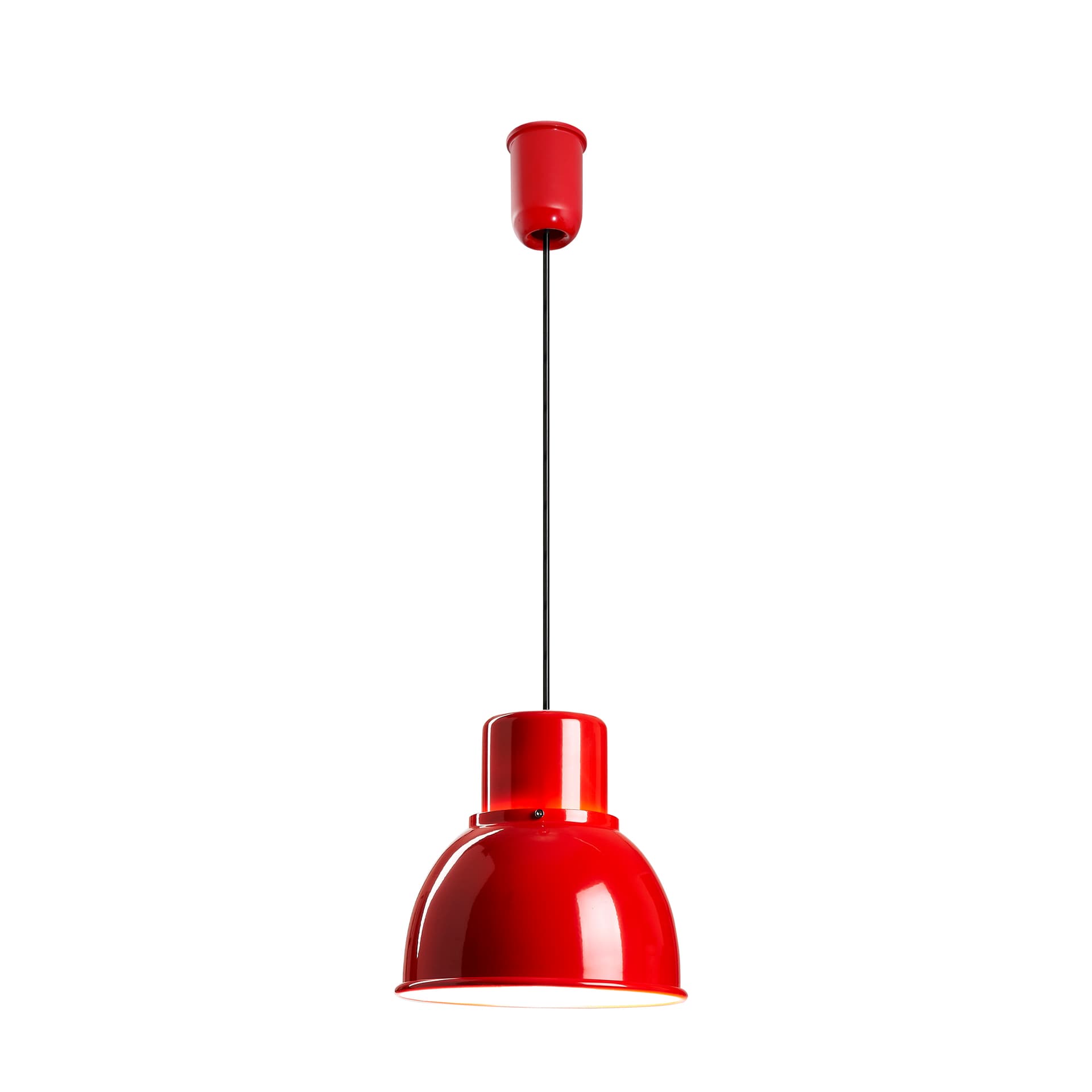 Lampa wisząca Reflex Mini czerwona, stal lakierowana proszkowo, TAR