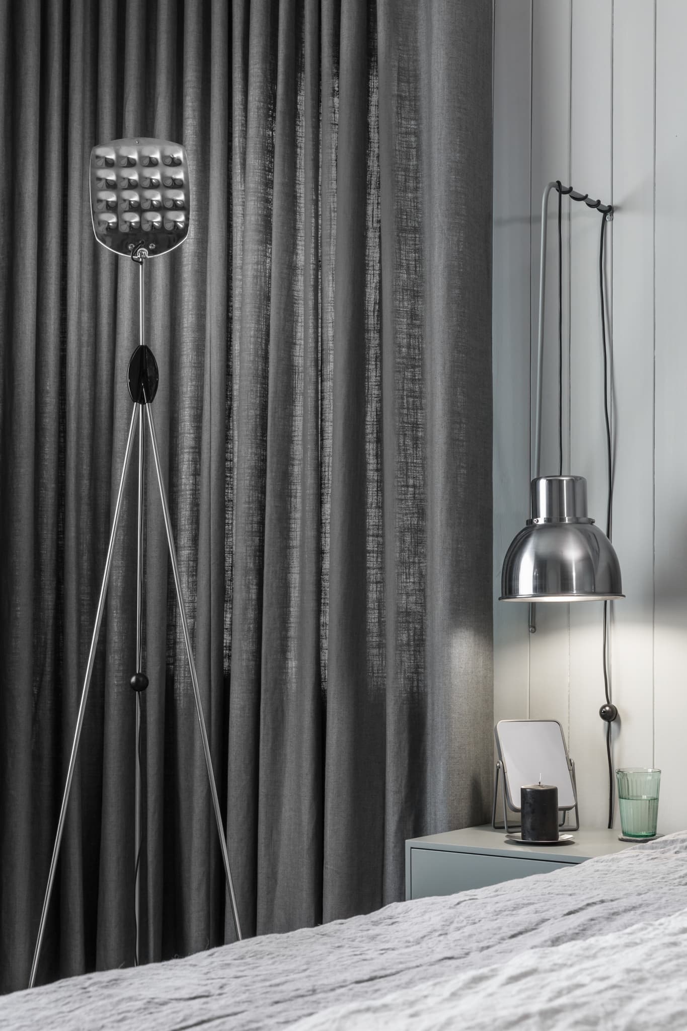 Lampa wisząca Reflex Mini stalowa, stal srebrna, TAR - 344337