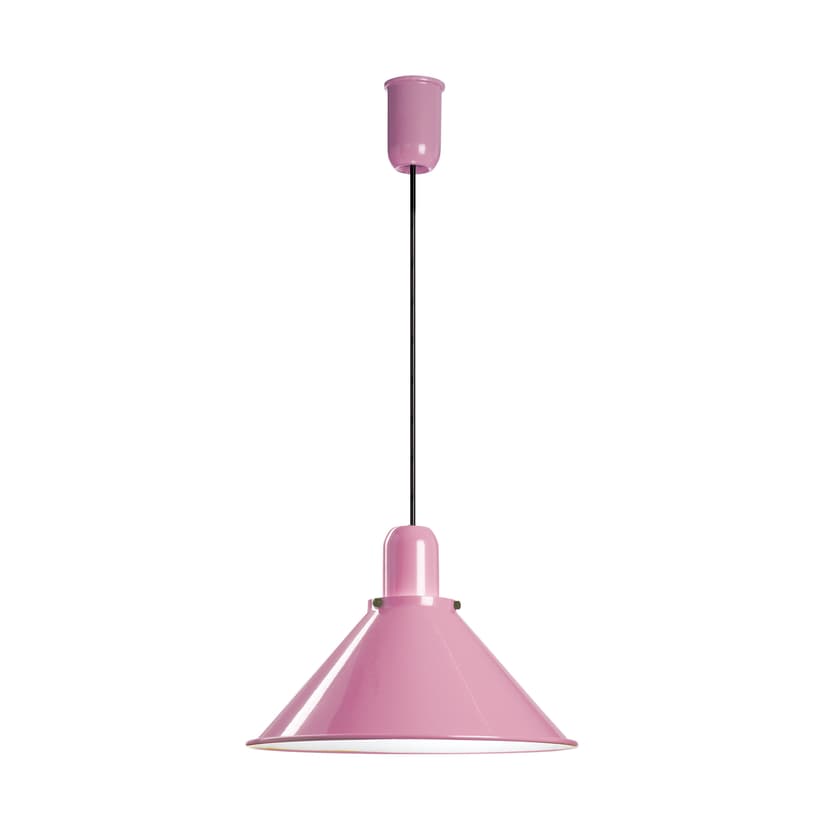 Lampa wisząca Reflex Stożek różowa, stal lakierowana proszkowo, TAR
