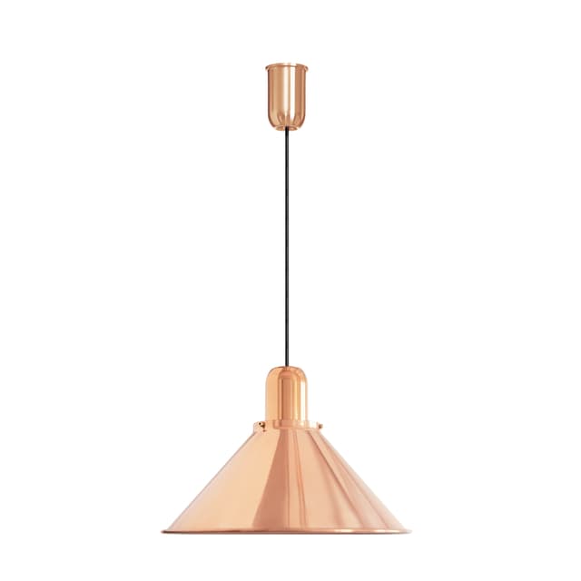Lampa wisząca Reflex Stożek miedź, TAR - WYMIARY