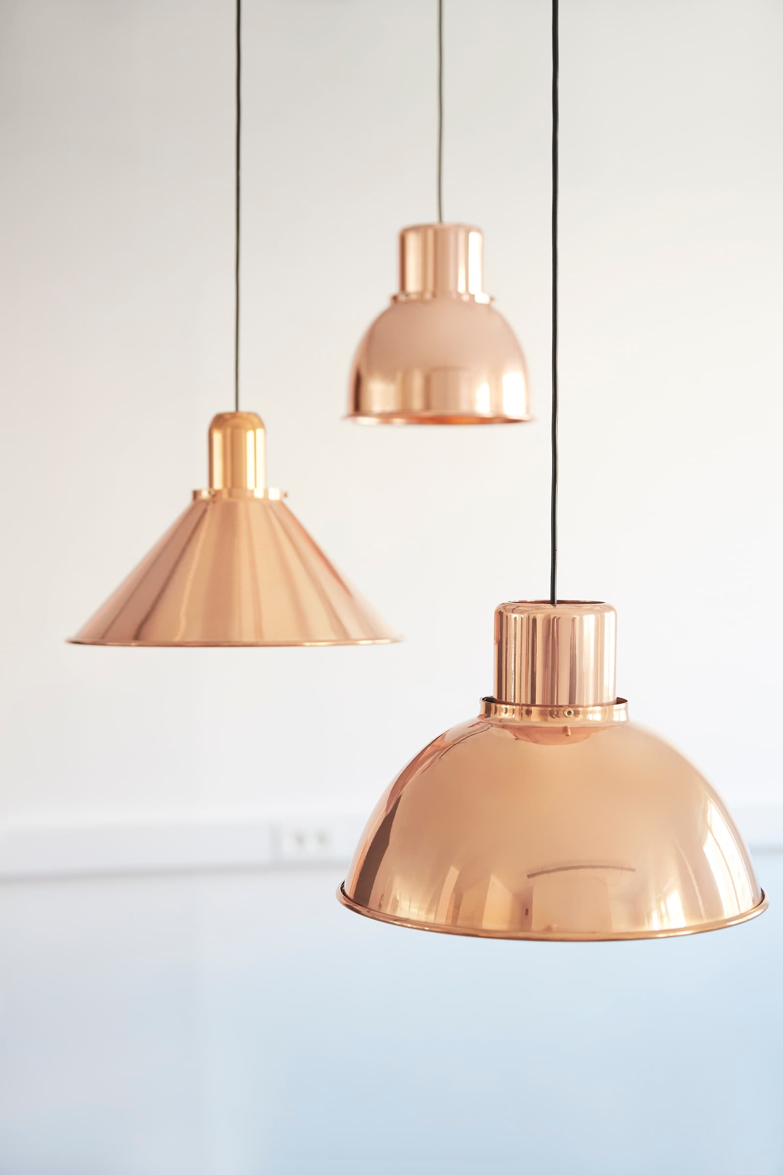 Lampa wisząca Reflex Stożek z regulacją wysokości miedziana, miedź, TAR - 344280