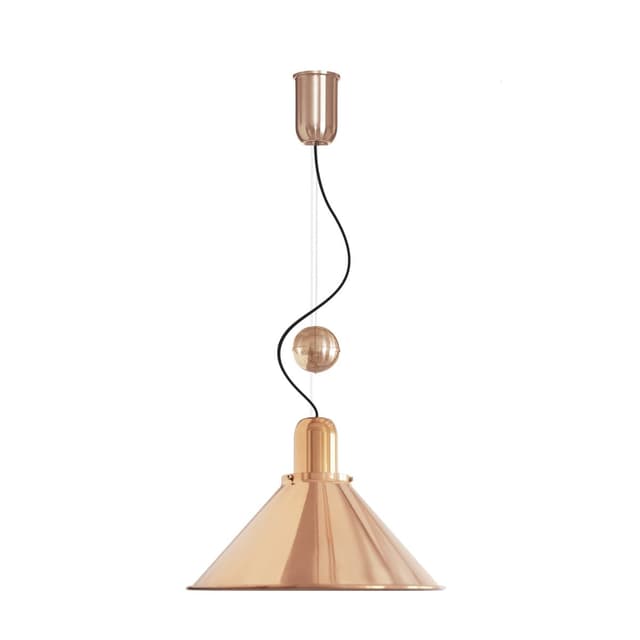 Lampa wisząca Reflex Stożek z regulacją wysokości miedziana, miedź, TAR - WYMIARY
