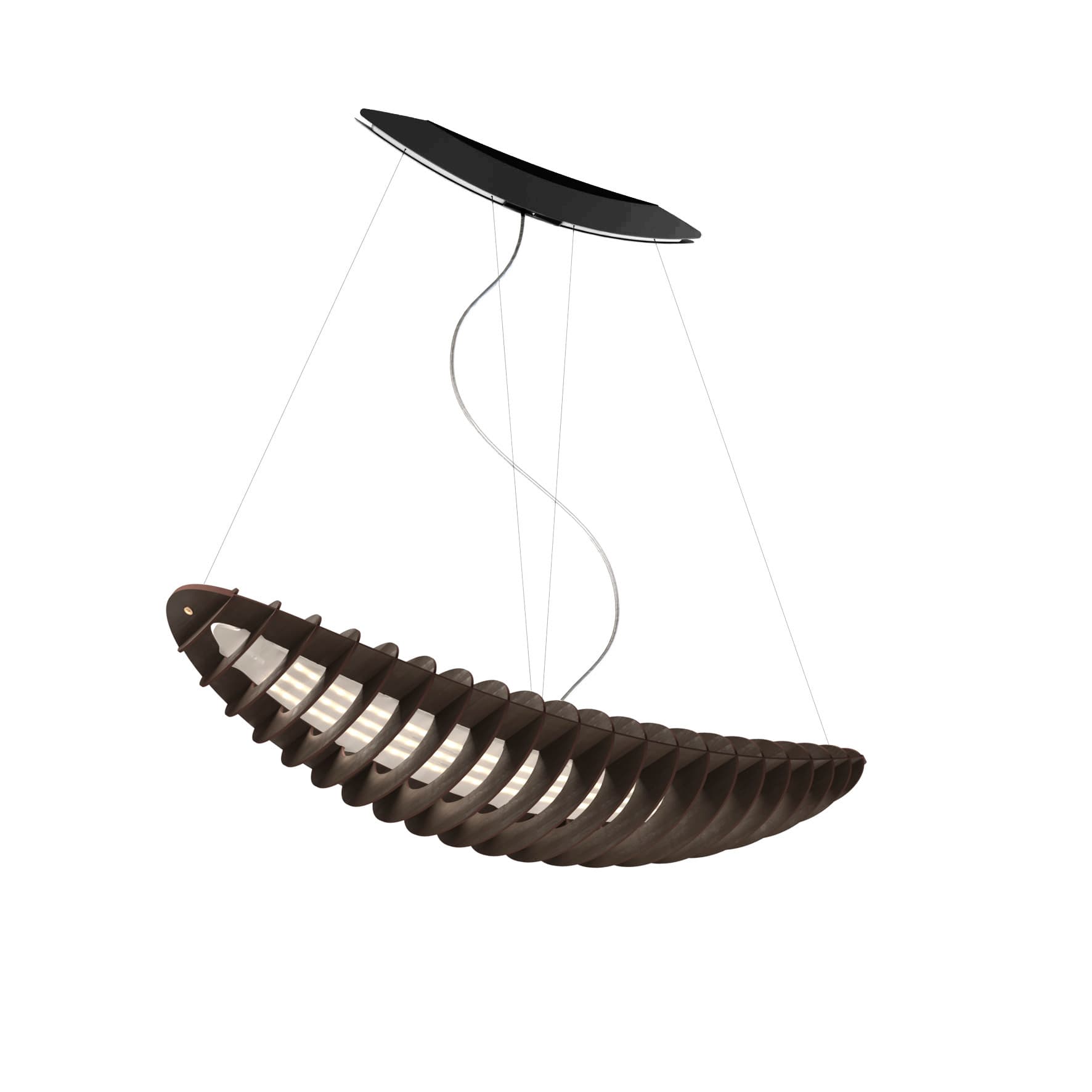 Lampa wisząca Zeppelin Led 90 cm czarna, TAR - 344548