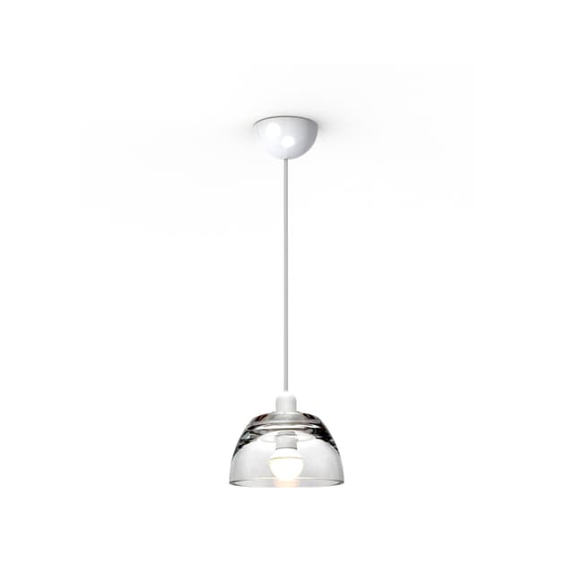 Pendant lamp Avocado Pendant white, glass, steel, TAR - DIMENSION
