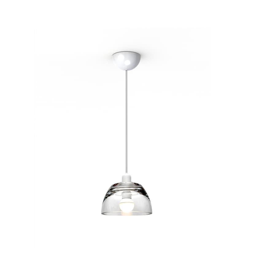 Pendant lamp Avocado Pendant white, glass, steel, TAR
