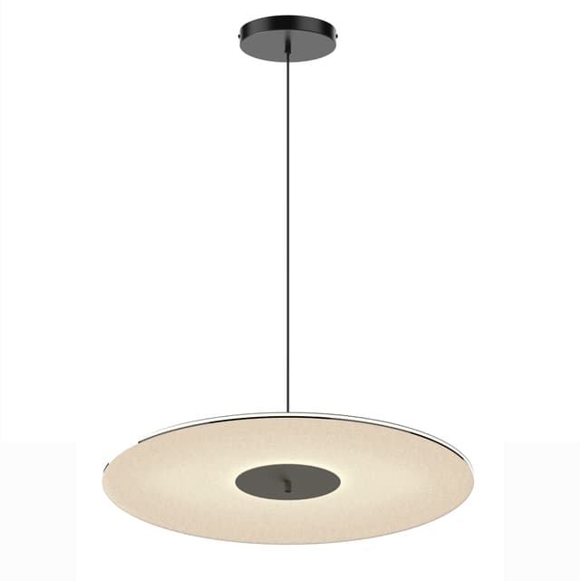 Pendant lamp Nova-570, smoked glass, taupe metal, TAR - DIMENSION