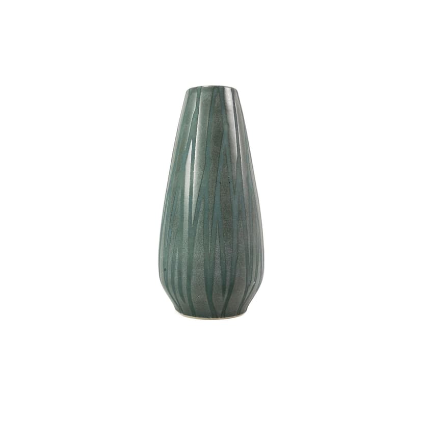 Vase Mid Century, green ceramic, Germany, 1960s.
