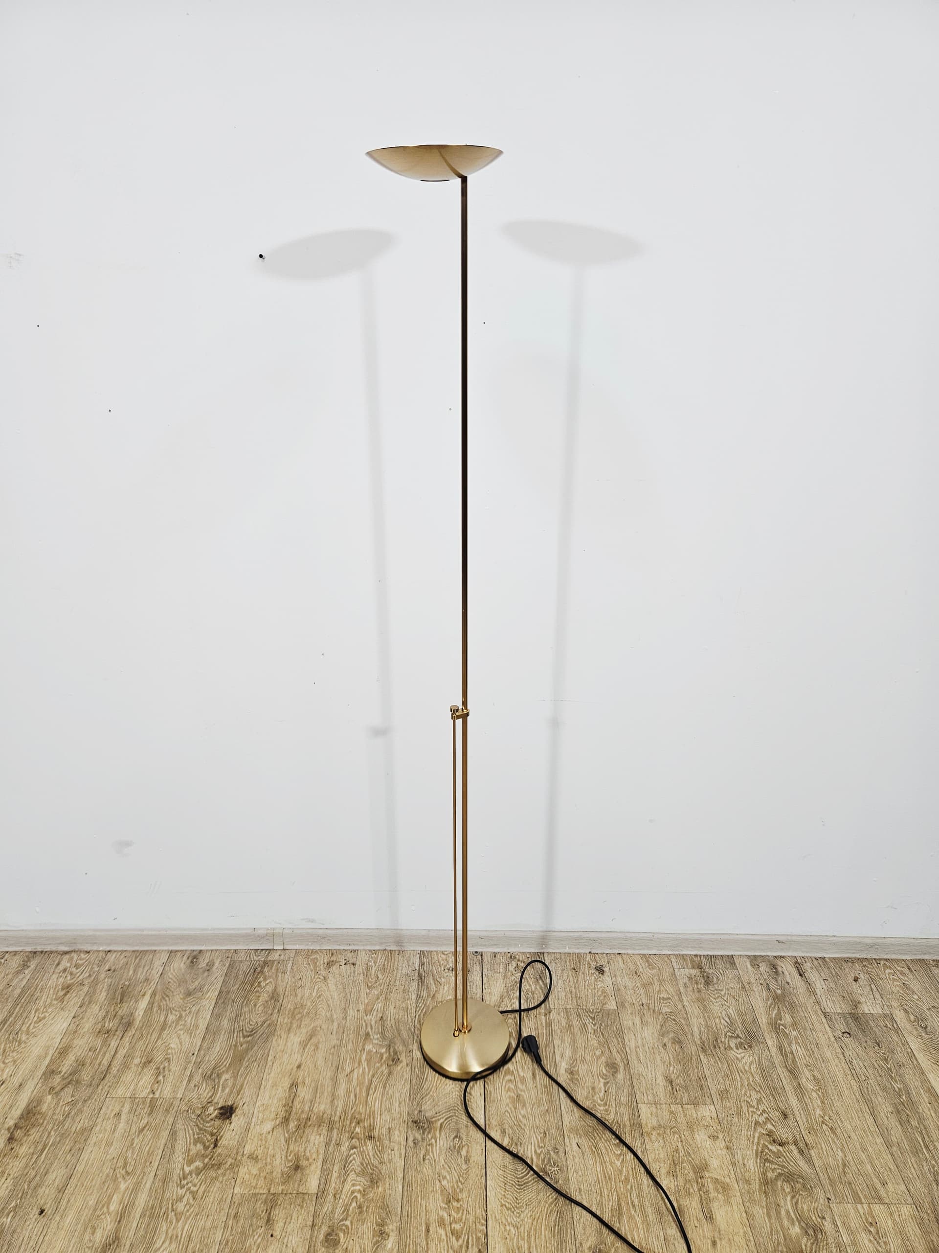 Floor lamp P-1129, brass gold, by L. Marelli, Estiluz - 345377