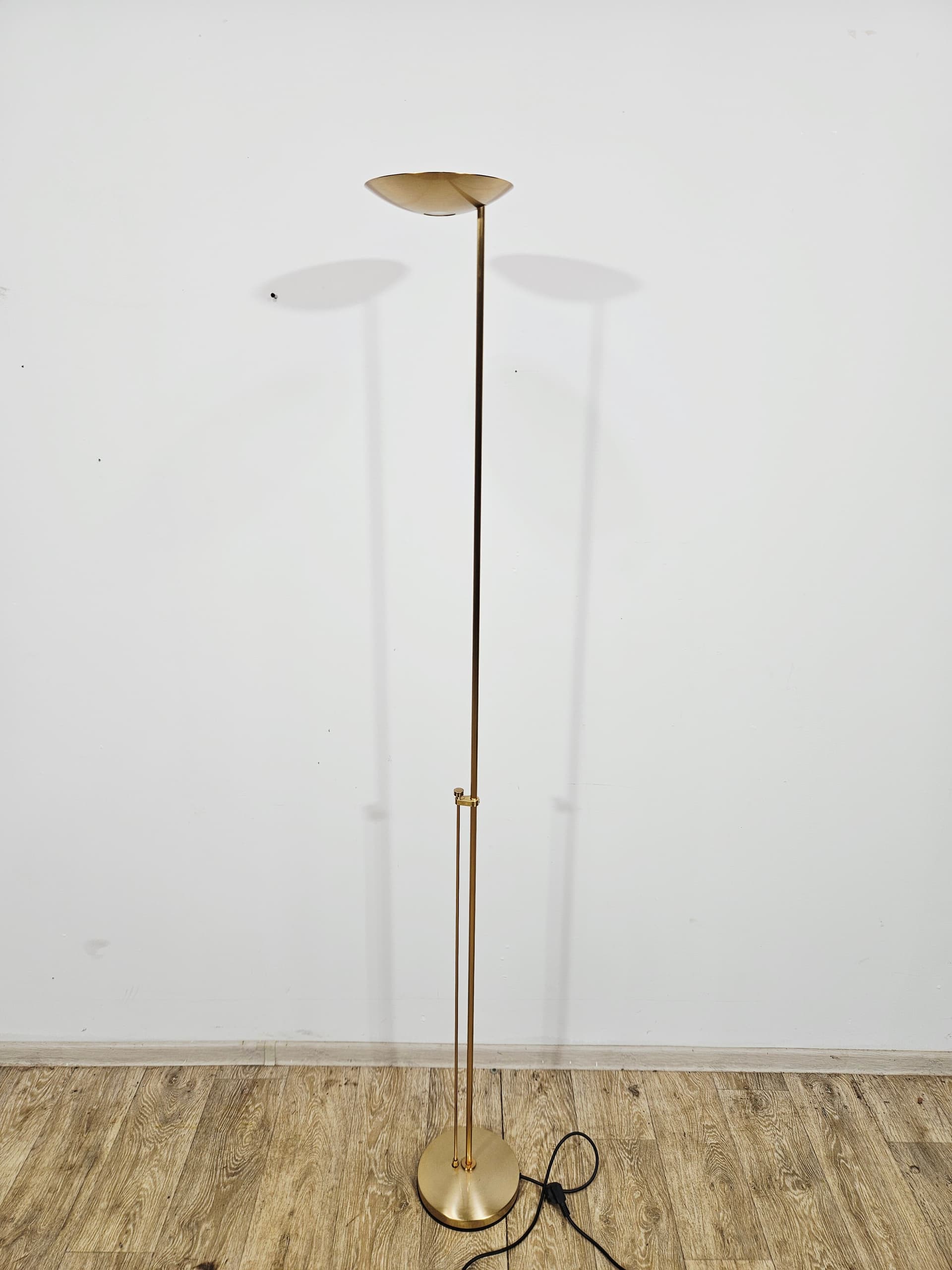 Floor lamp P-1129, brass gold, by L. Marelli, Estiluz - 345378