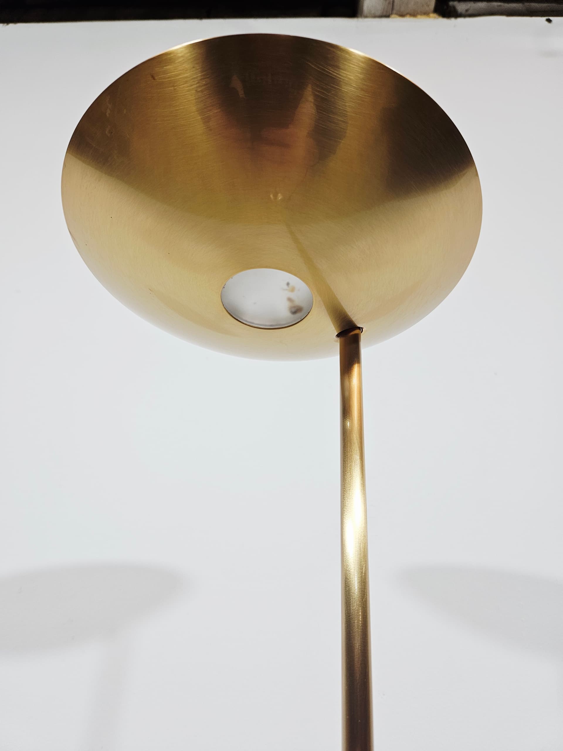 Floor lamp P-1129, brass gold, by L. Marelli, Estiluz - 345375