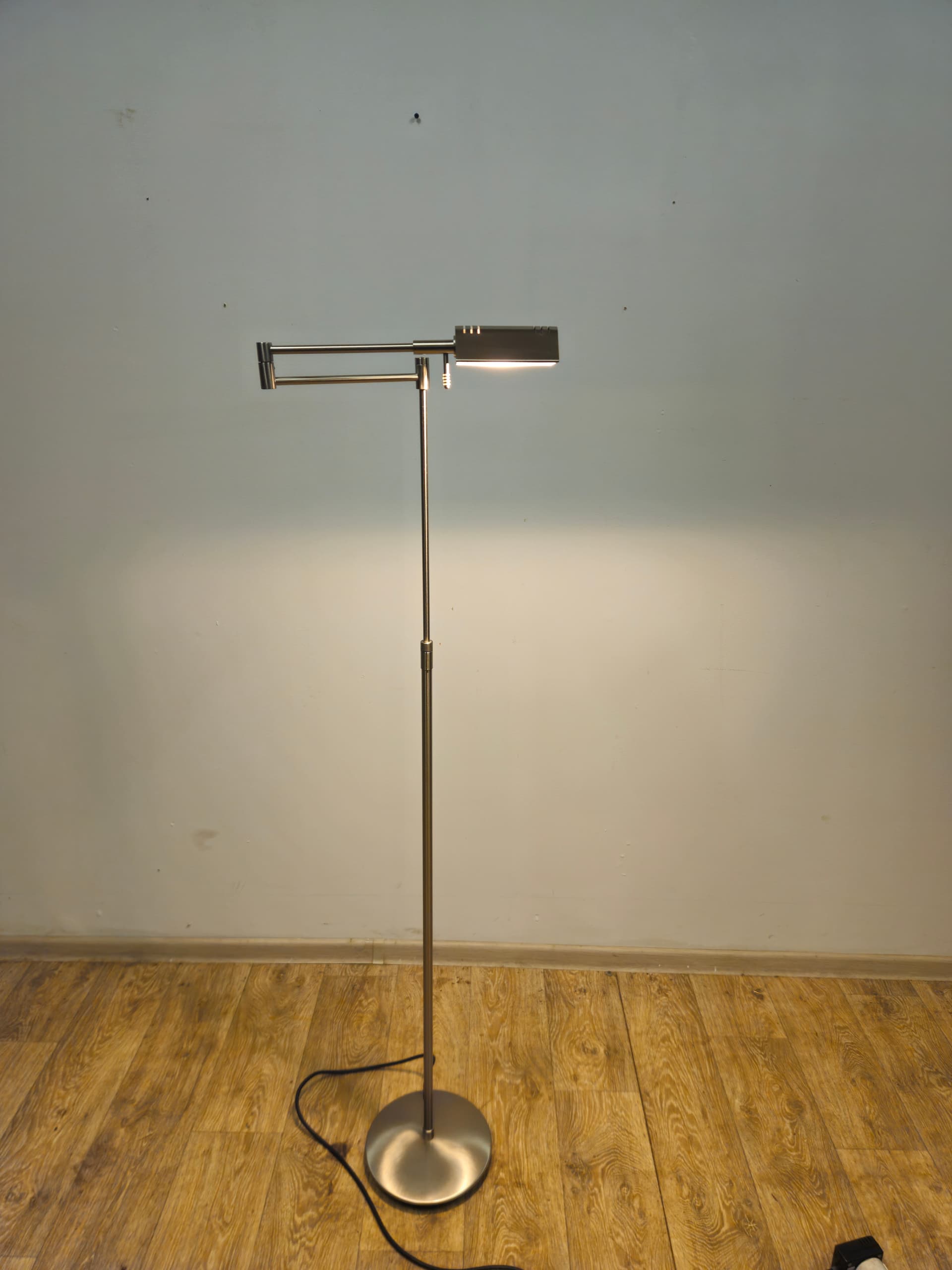 Floor lamp Holtkötter, chrome silver, metal, Holtkötter Leuchten - 345408
