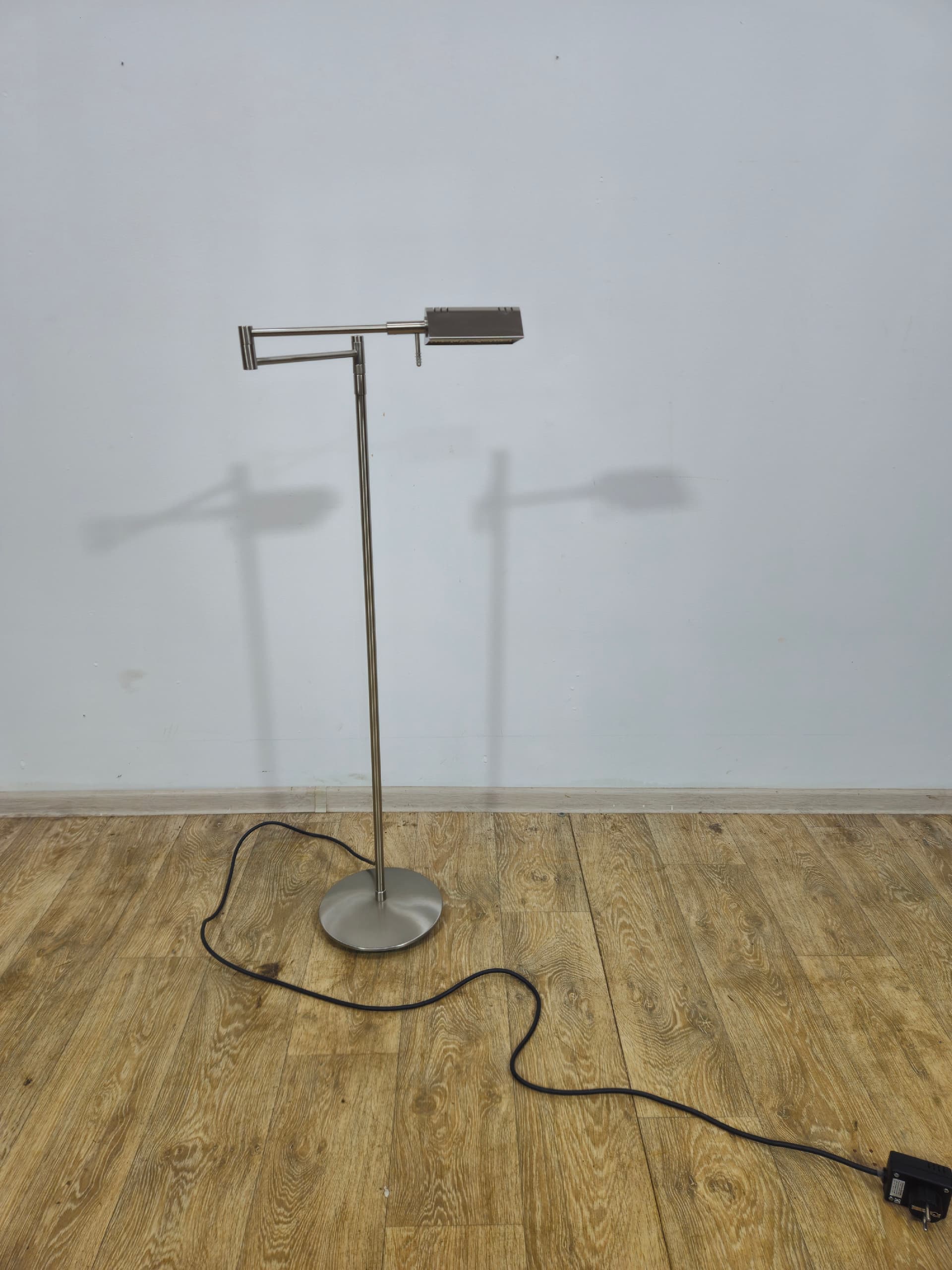 Floor lamp Holtkötter, chrome silver, metal, Holtkötter Leuchten - 345406