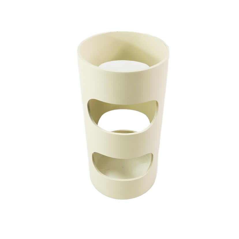 Umbrella Stand Space Age, white resin, Germany, 1960s.