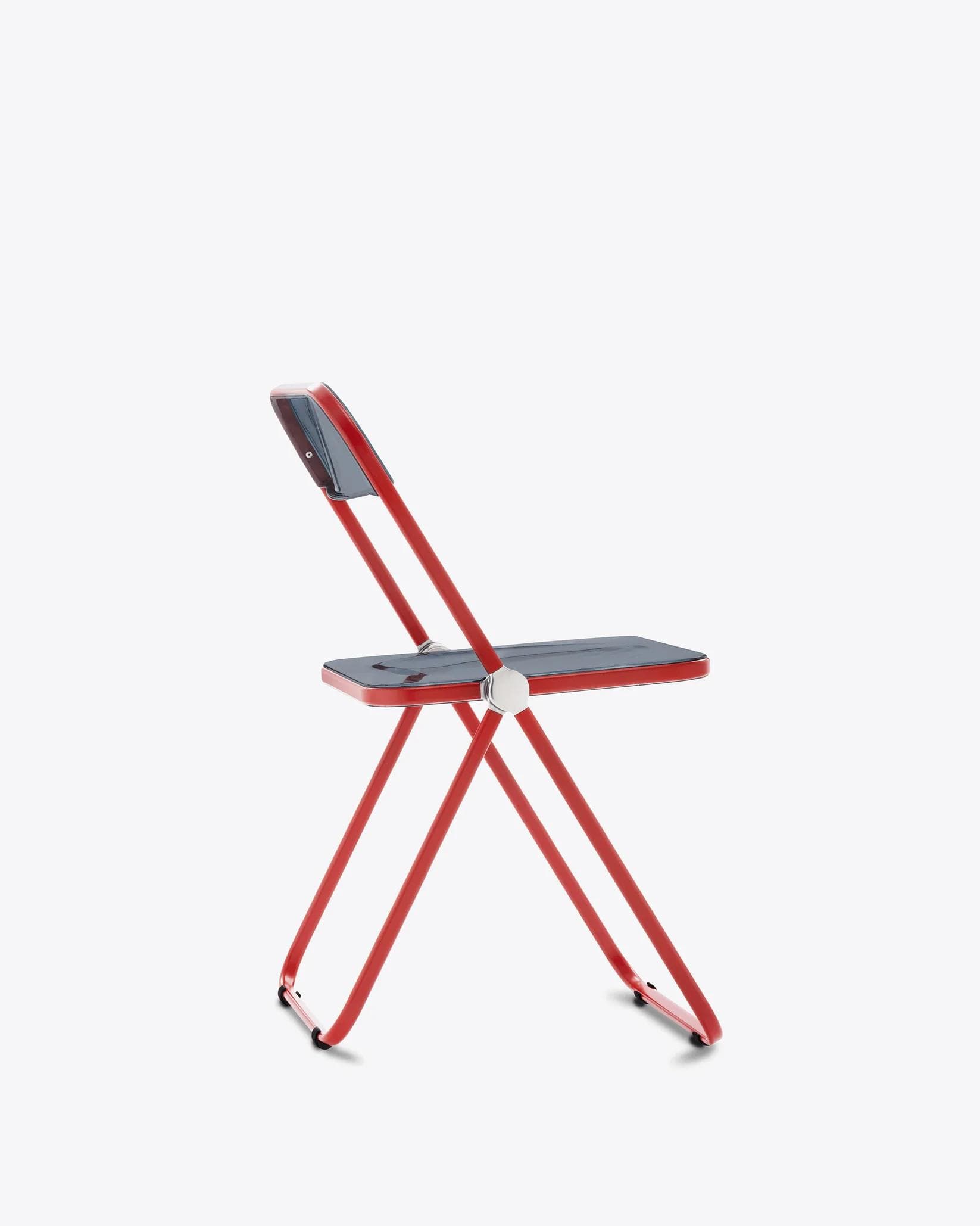 Folding chair Plia, yellow, red, by G. Piretti, Anonima Castelli - 348927