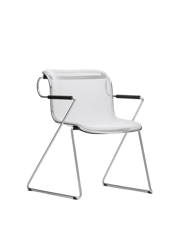 Penelope chair white, by Ch.R.Pollock, Anonima Castelli - DIMENSION