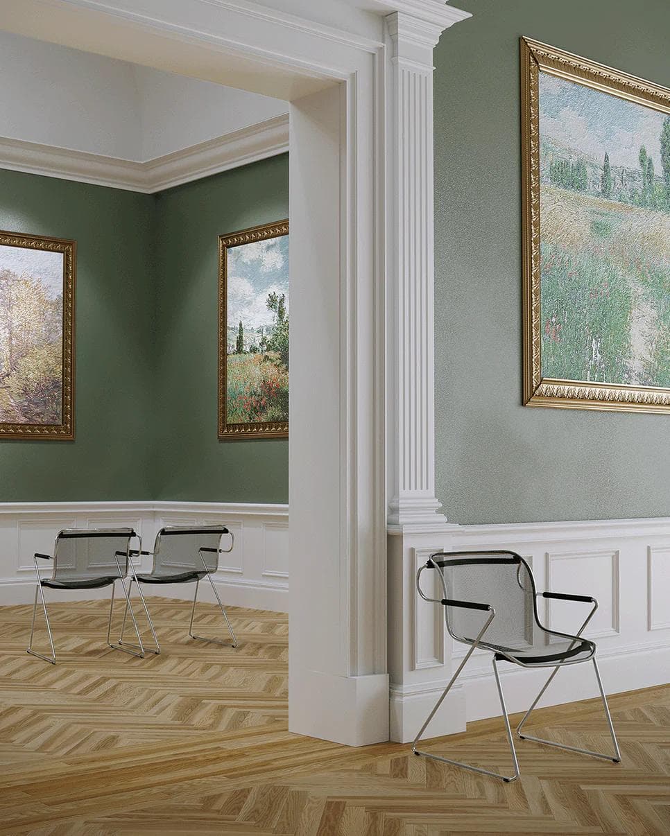 Penelope chair white, by Ch.R.Pollock, Anonima Castelli - 348422