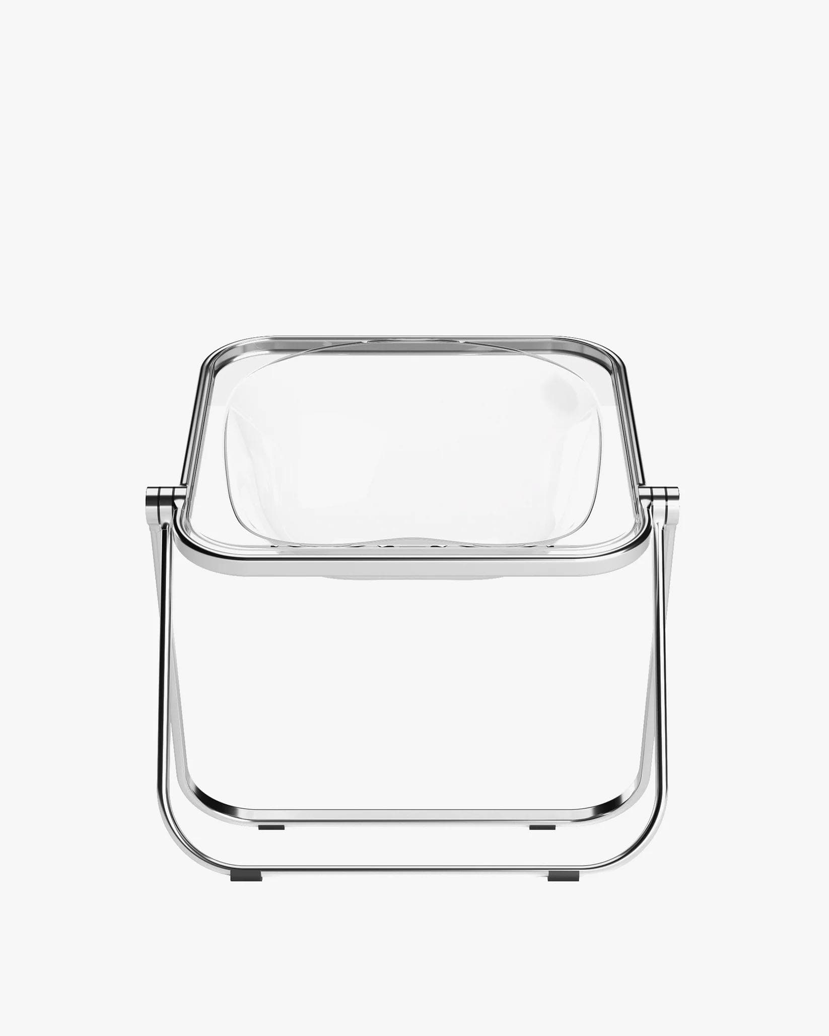 Armchair Plona chromed, transparent, by G. Piretti, Anonima Castelli - 349393