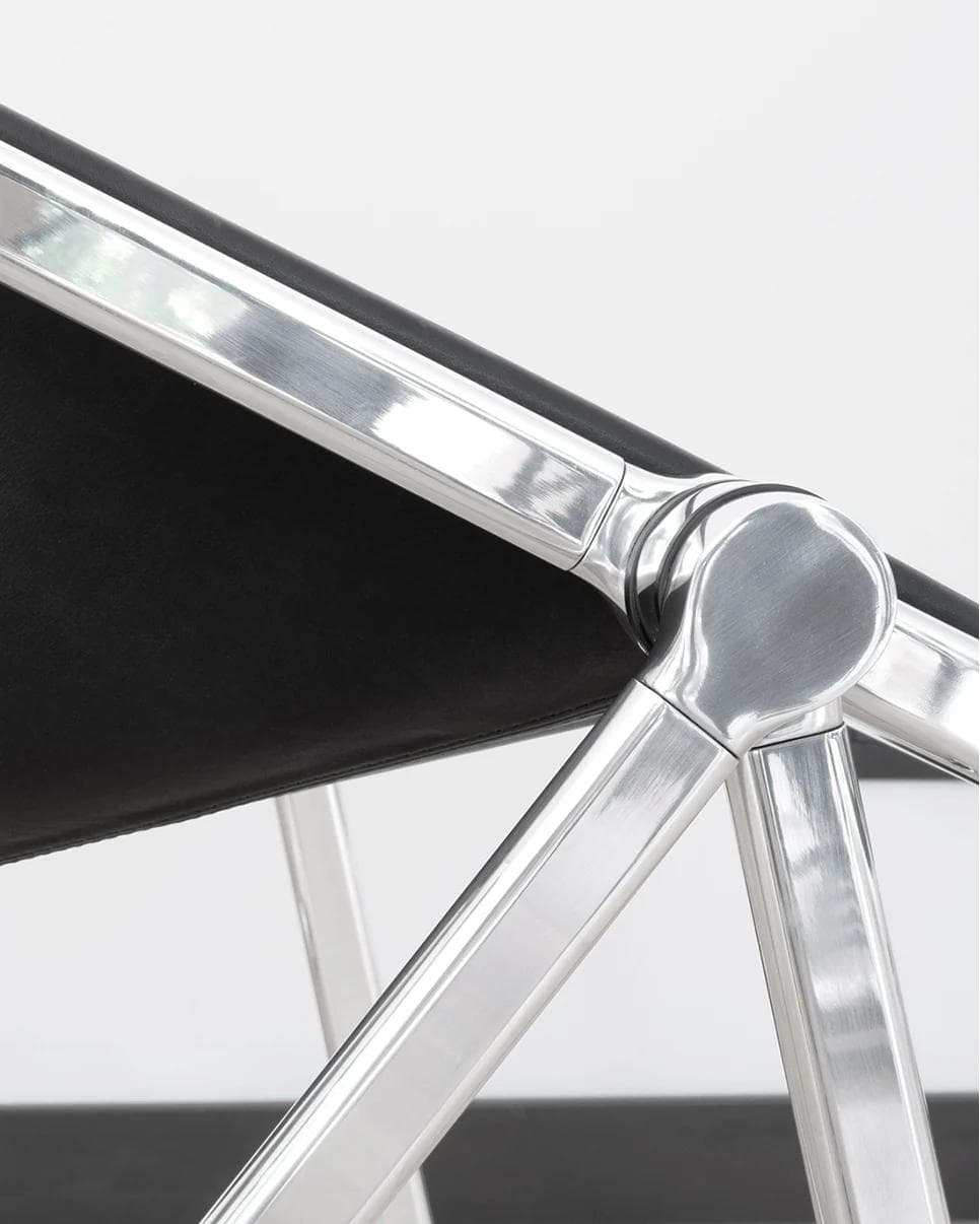 Armchair Plona chromed, transparent, by G. Piretti, Anonima Castelli - 348405