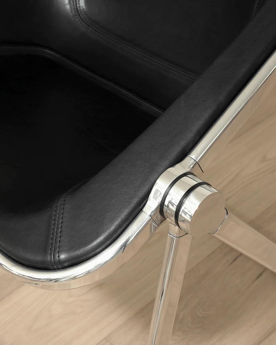 Armchair Plona chromed, transparent, by G. Piretti, Anonima Castelli - 348406