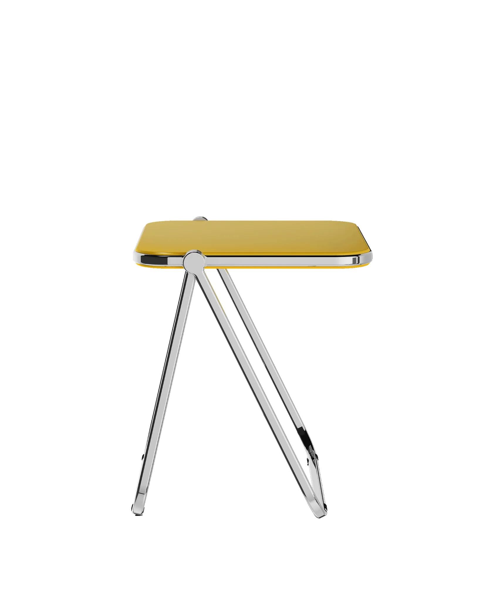 Folding desk Platone, yellow, glossy, by G. Piretti, Anonima Castelli - 348376