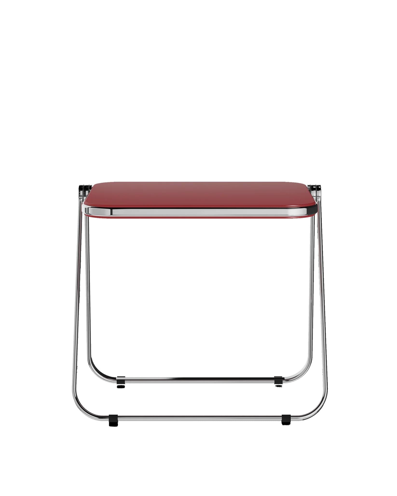 Folding desk Platone red, glossy, by G. Piretti, Anonima Castelli - 348340