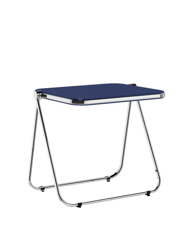 Folding desk Platone, blue, matte, by G. Piretti, Anonima Castelli - DIMENSION
