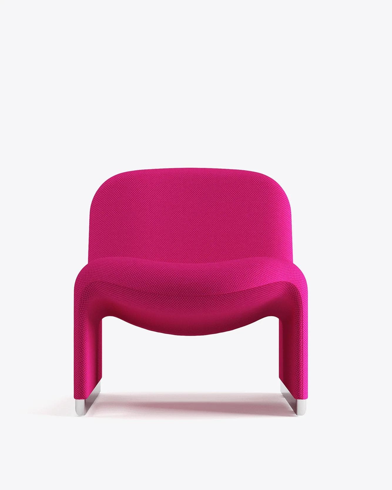 Alky lounge chair, pink, Trevira fabric, by G. Piretti, Anonima Castelli - 348274