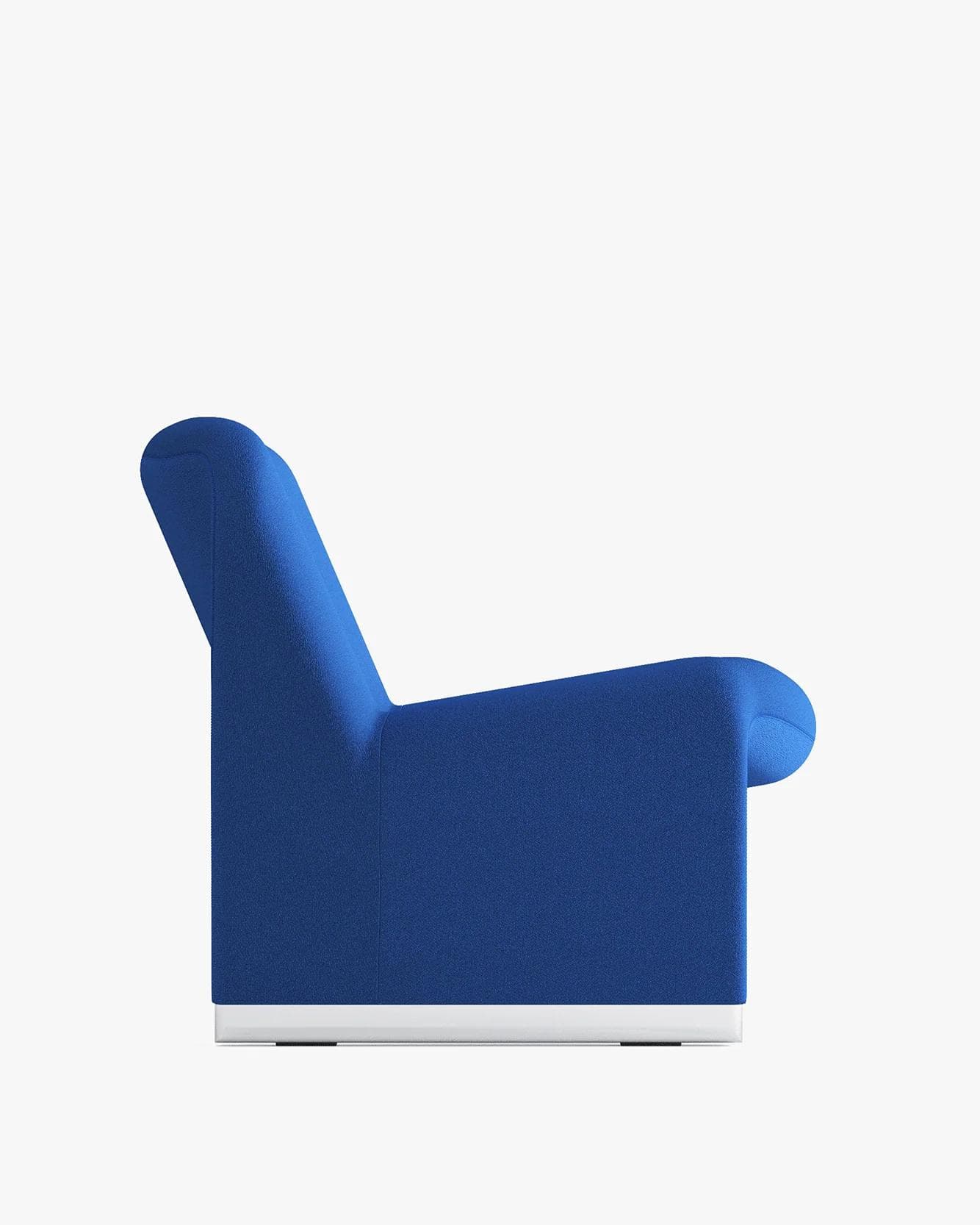 Alky armchair, blue, Trevira fabric, by G. Piretti, Anonima Castelli - 348266