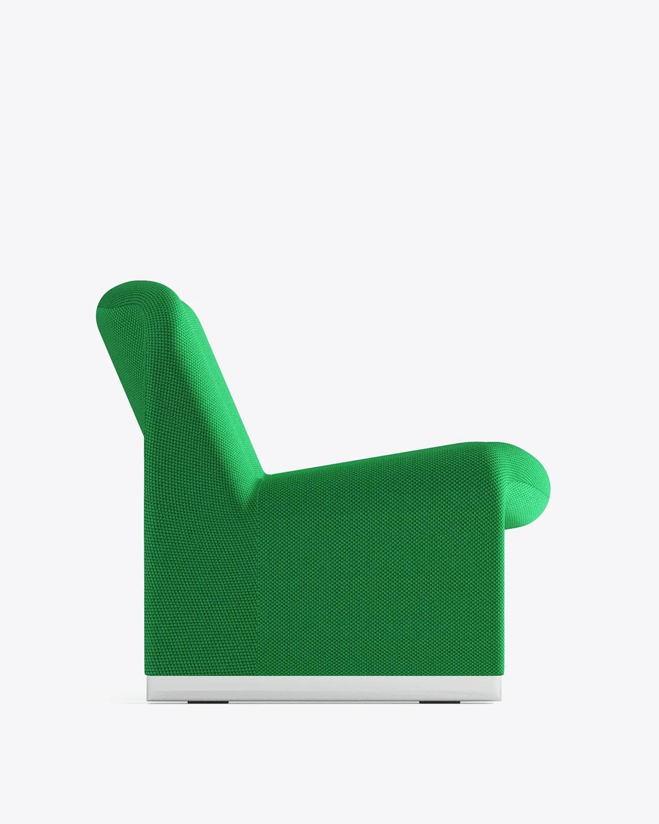Alky lounge chair, green, Trevira fabric, by G. Piretti, Anonima Castelli - 348257