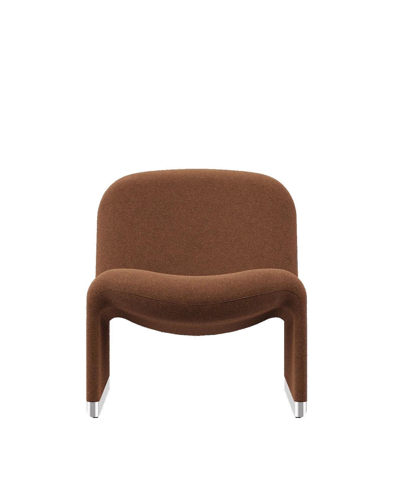 Alky armchair, brown, Kvadrat wool, by G. Piretti, Anonima Castelli - 348146