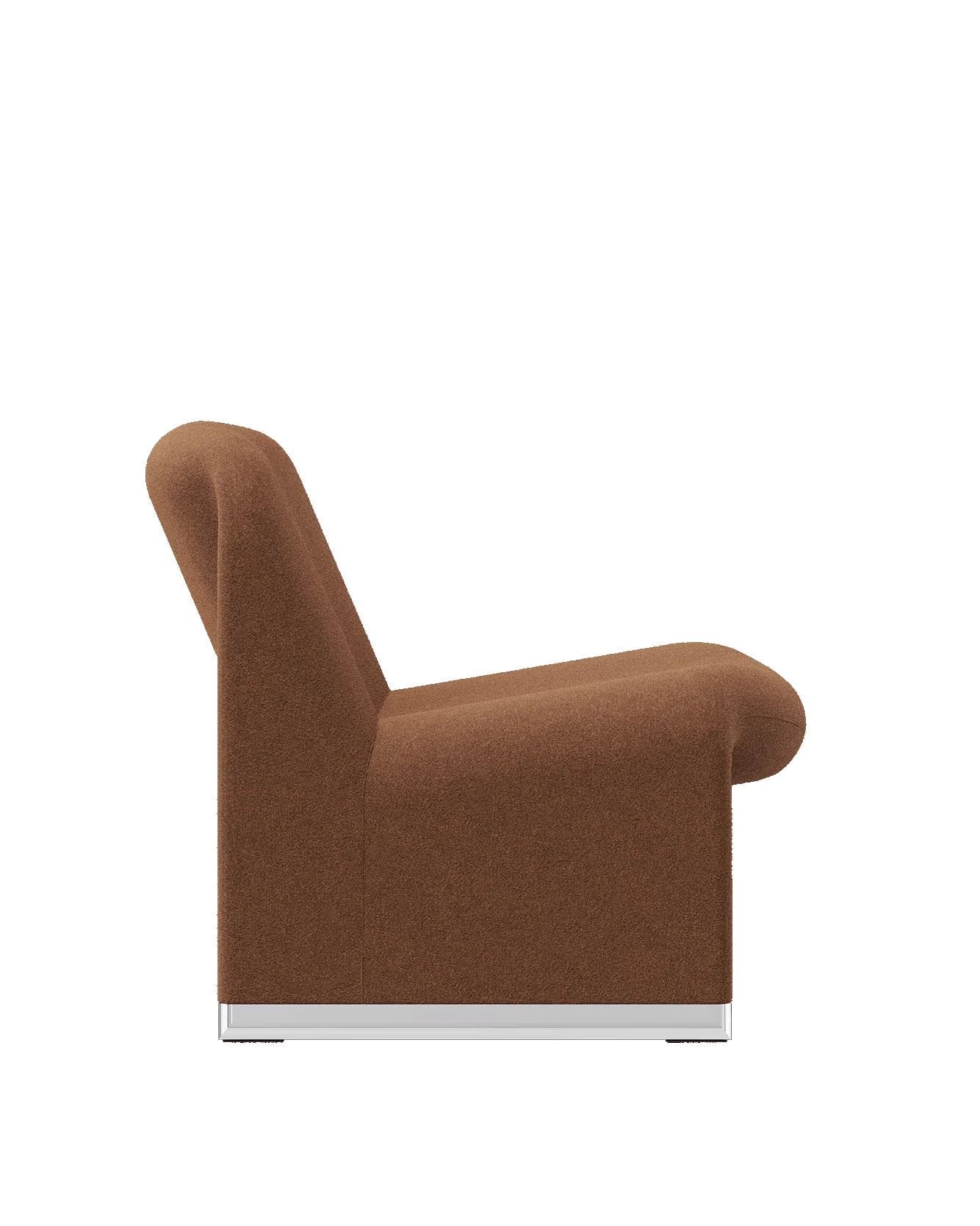 Alky armchair, brown, Kvadrat wool, by G. Piretti, Anonima Castelli - 348147