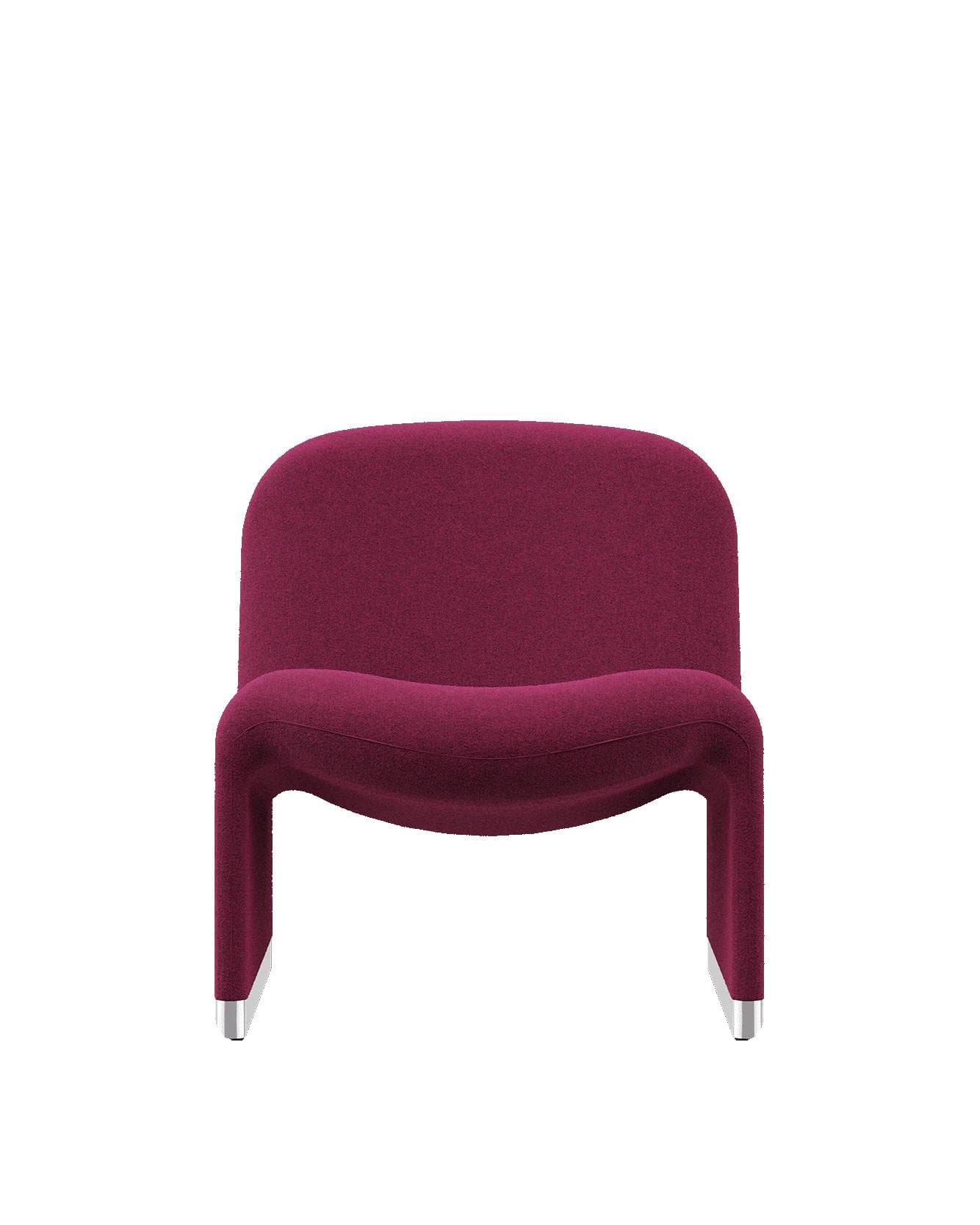 Alky armchair, pink, Kvadrat wool, by G. Piretti, Anonima Castelli - 348128