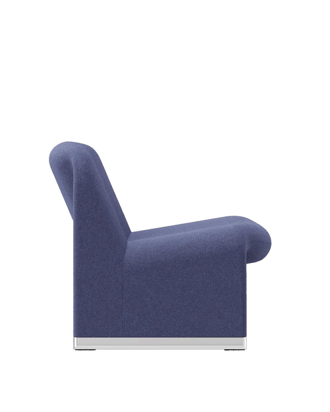 Alky armchair, blue, Kvadrat wool, by G. Piretti, Anonima Castelli - 348908