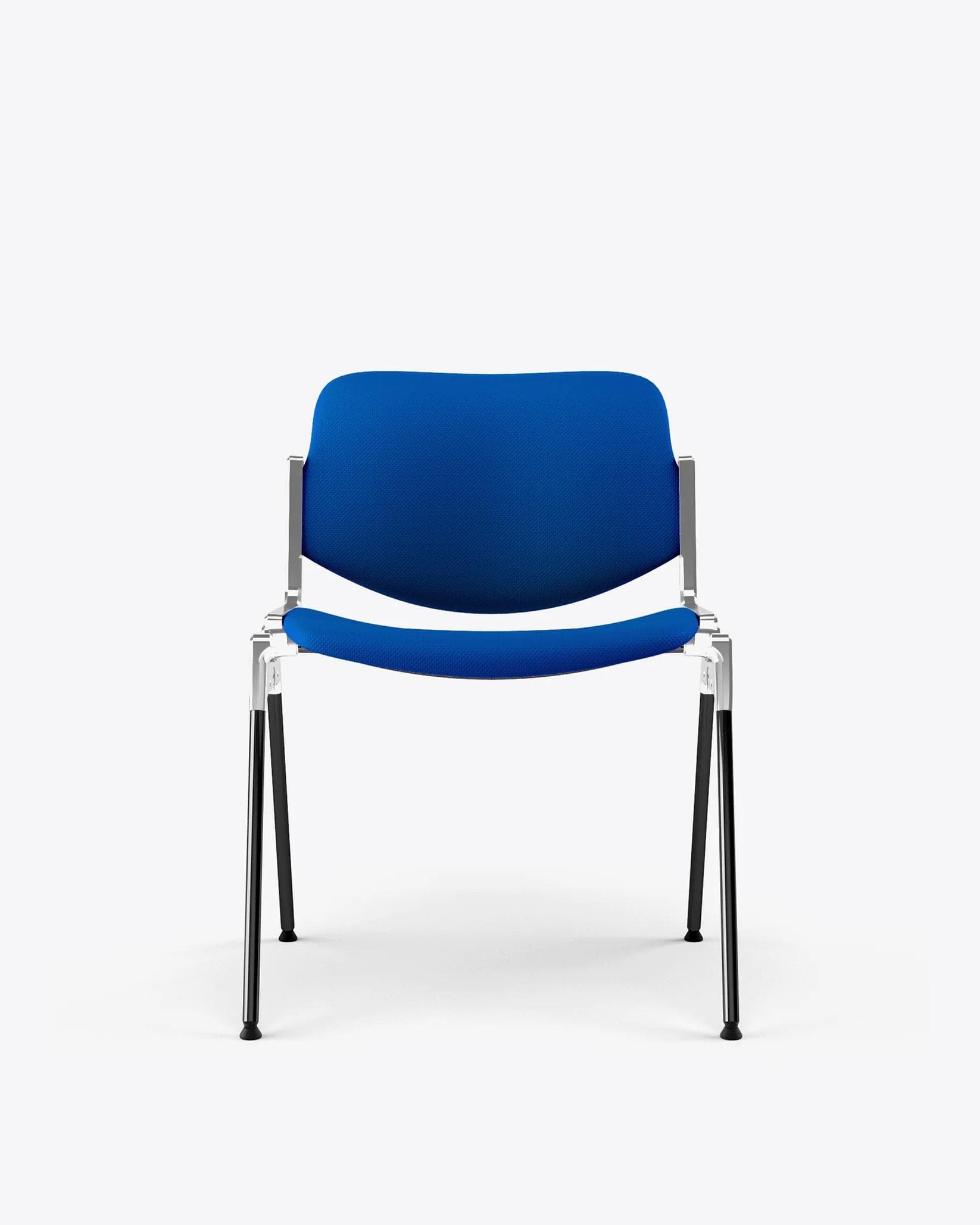 DSC 106 chair, blue, Trevira fabric, by G. Piretti, Anonima Castelli - 348789