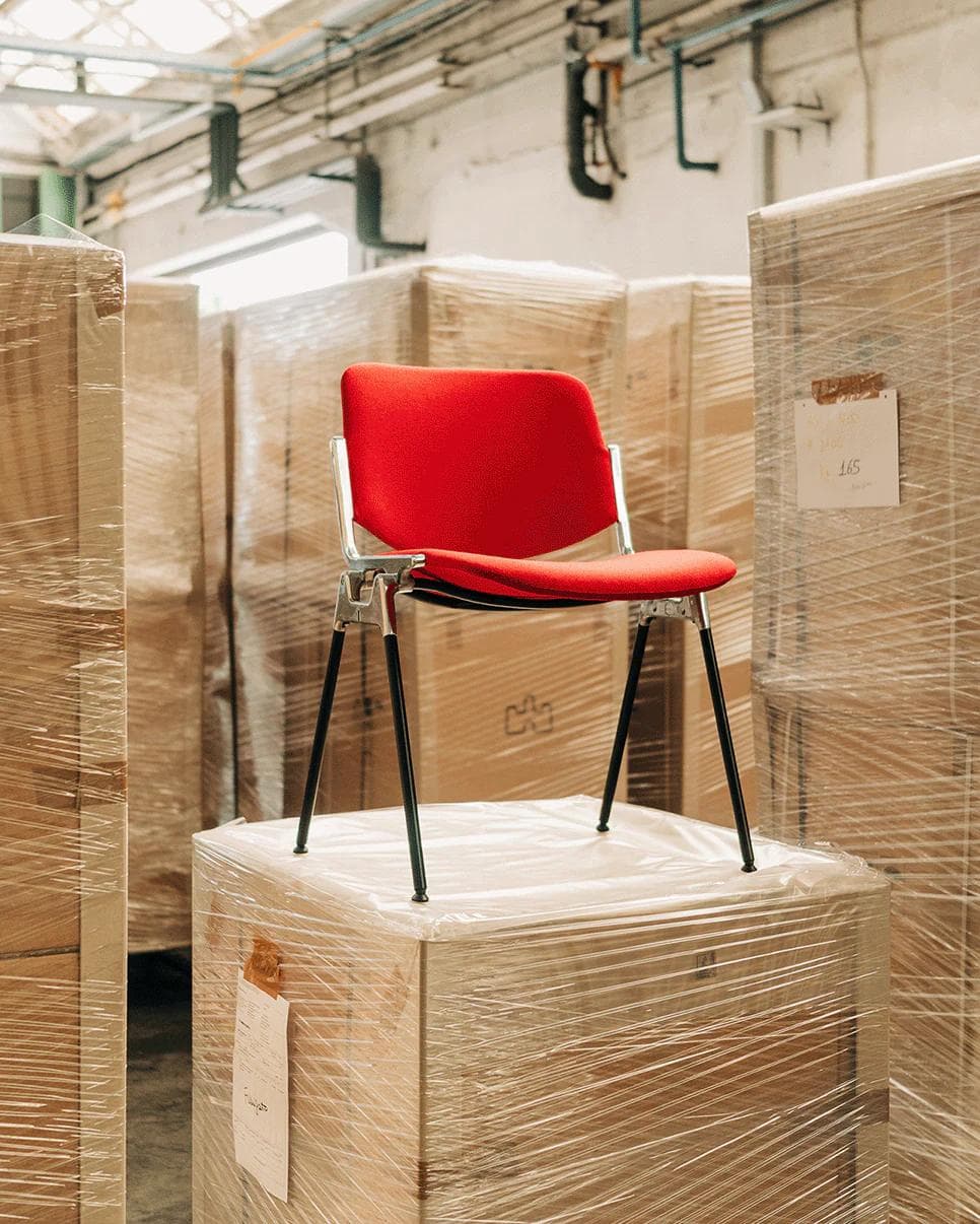 Chair DSC 106, veneer, by G. Piretti, Anonima Castelli - 348720