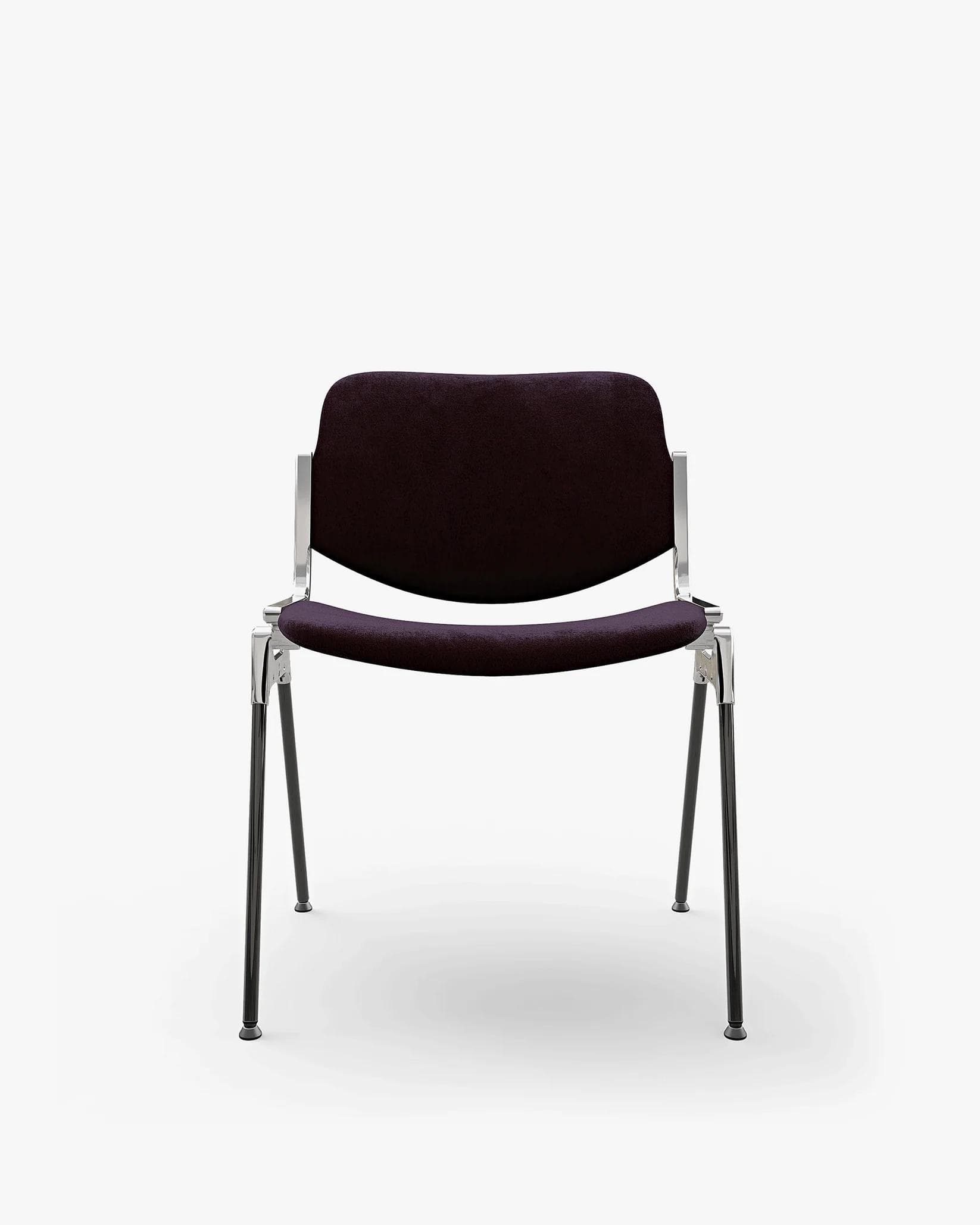 Chair DSC 106 purple, velvet, by G. Piretti, Anonima Castelli - 348697