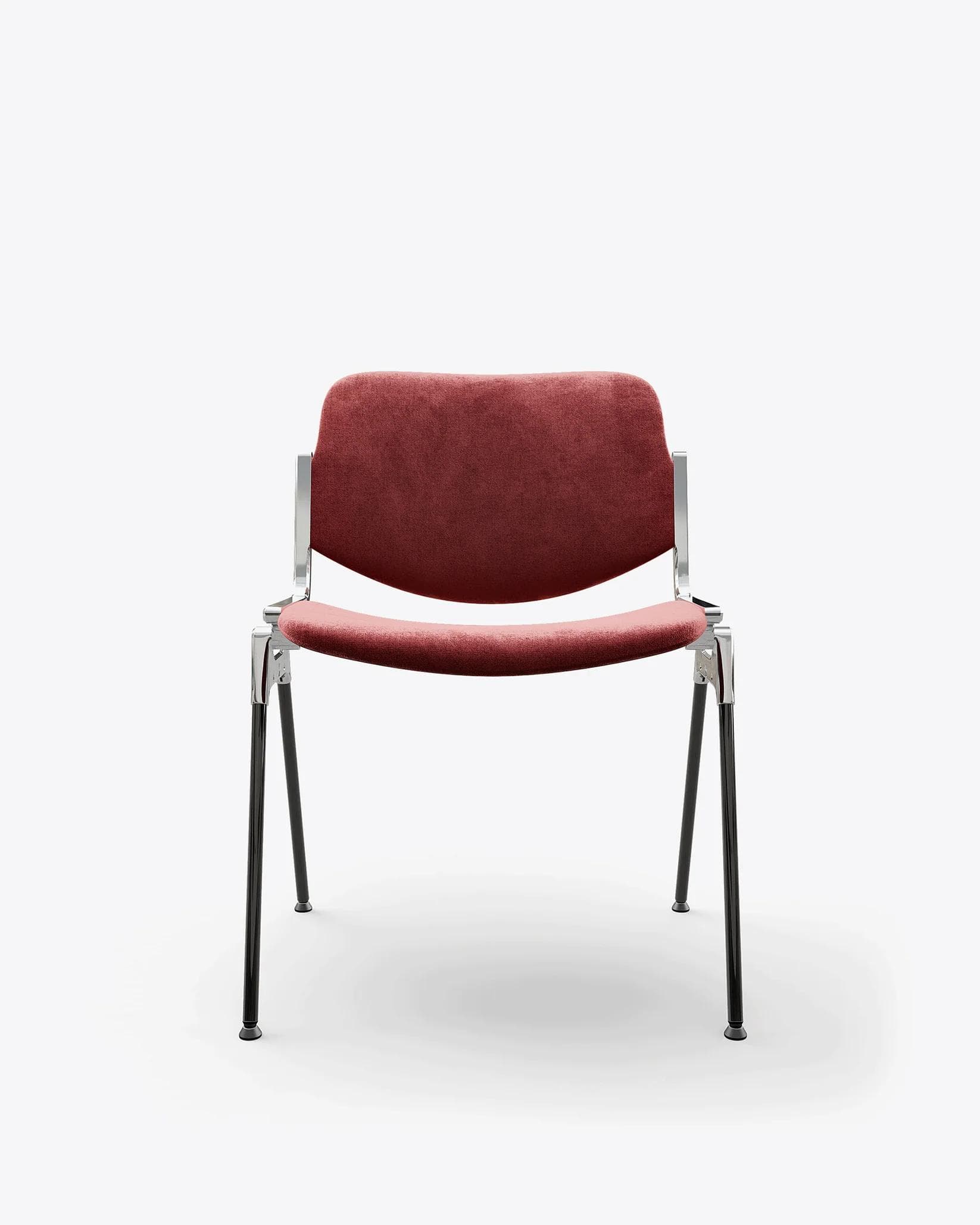 Chair DSC 106 brown, velvet, by G. Piretti, Anonima Castelli - 348677